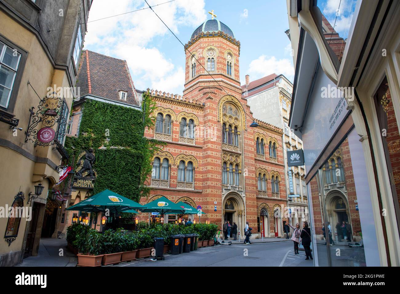 Heilige Dreifaltigkeit Griechisch-orthodoxe Kirche in Wien, Österreich Europa EU Stockfoto Heilige Dreifaltigkeit Griechisch-orthodoxe Kirche in Wien, Österreich Europa EU Stockfoto