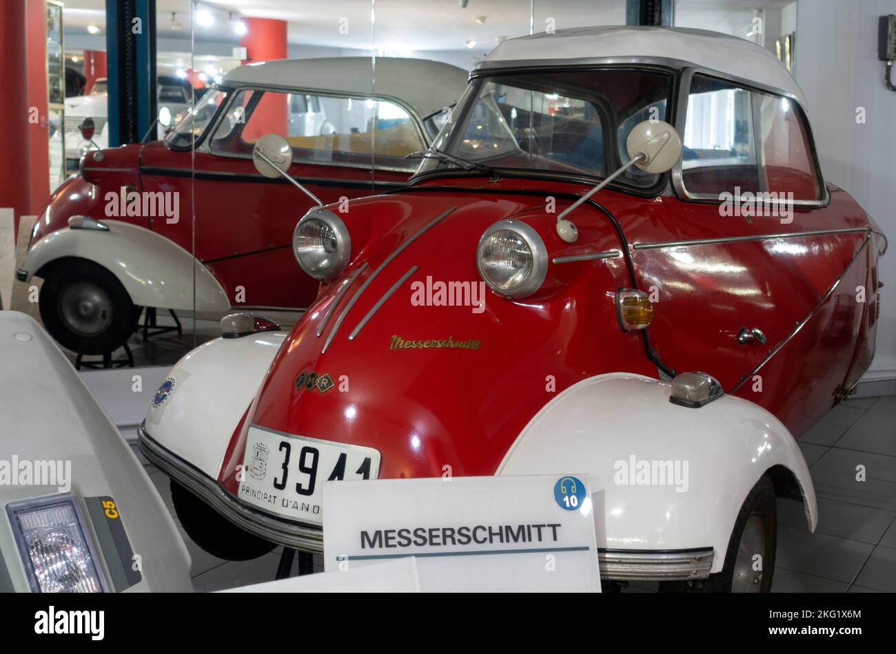 Messerschmitt kr200.Automuseum.Encamp.Andorra Stockfoto