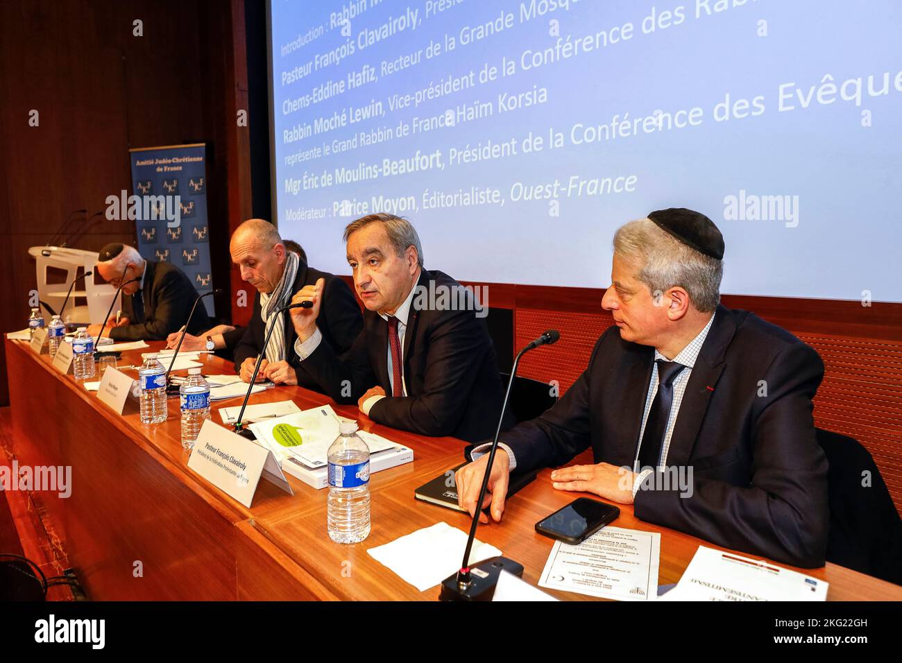 Nationaler Tag gegen Antisemitismus, organisiert von Amitie Judeo ...