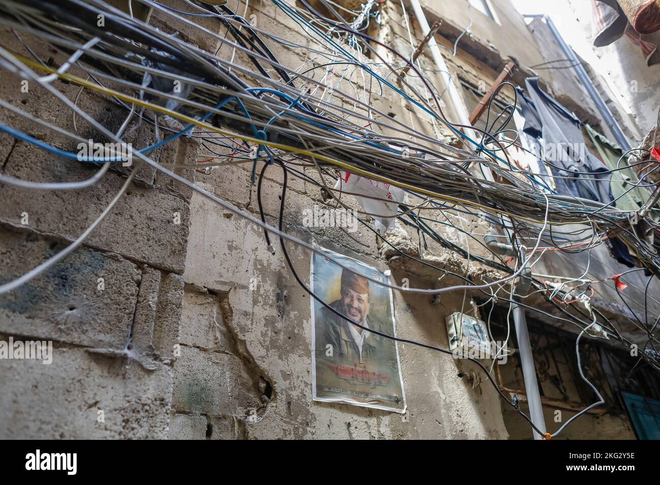 Shatila Flüchtlingslager, Beirut, Libanon Stockfoto