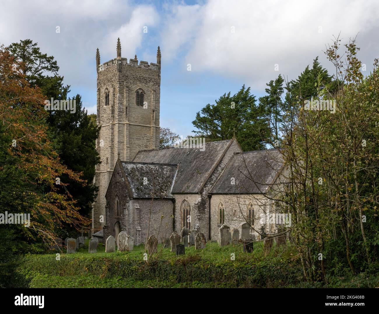 St. James Church, Arlington, North Devon, Devon, England, GB - denkmalgeschütztes Gebäude der Kategorie II Stockfoto