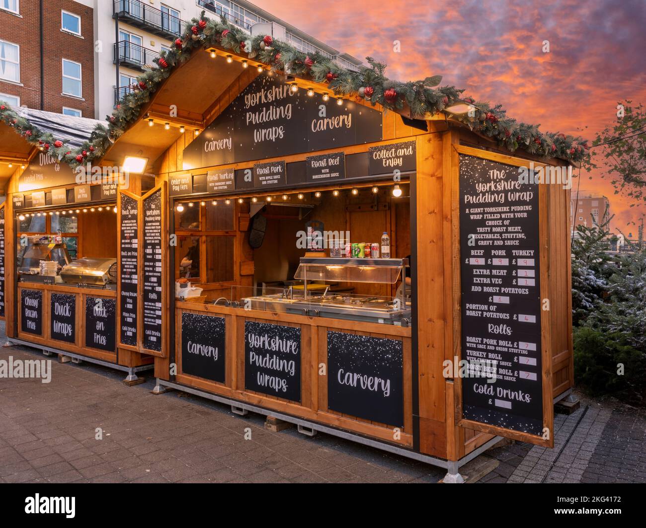 Yorkshire pudding wraps Fotos und Bildmaterial in hoher Auflösung Alamy