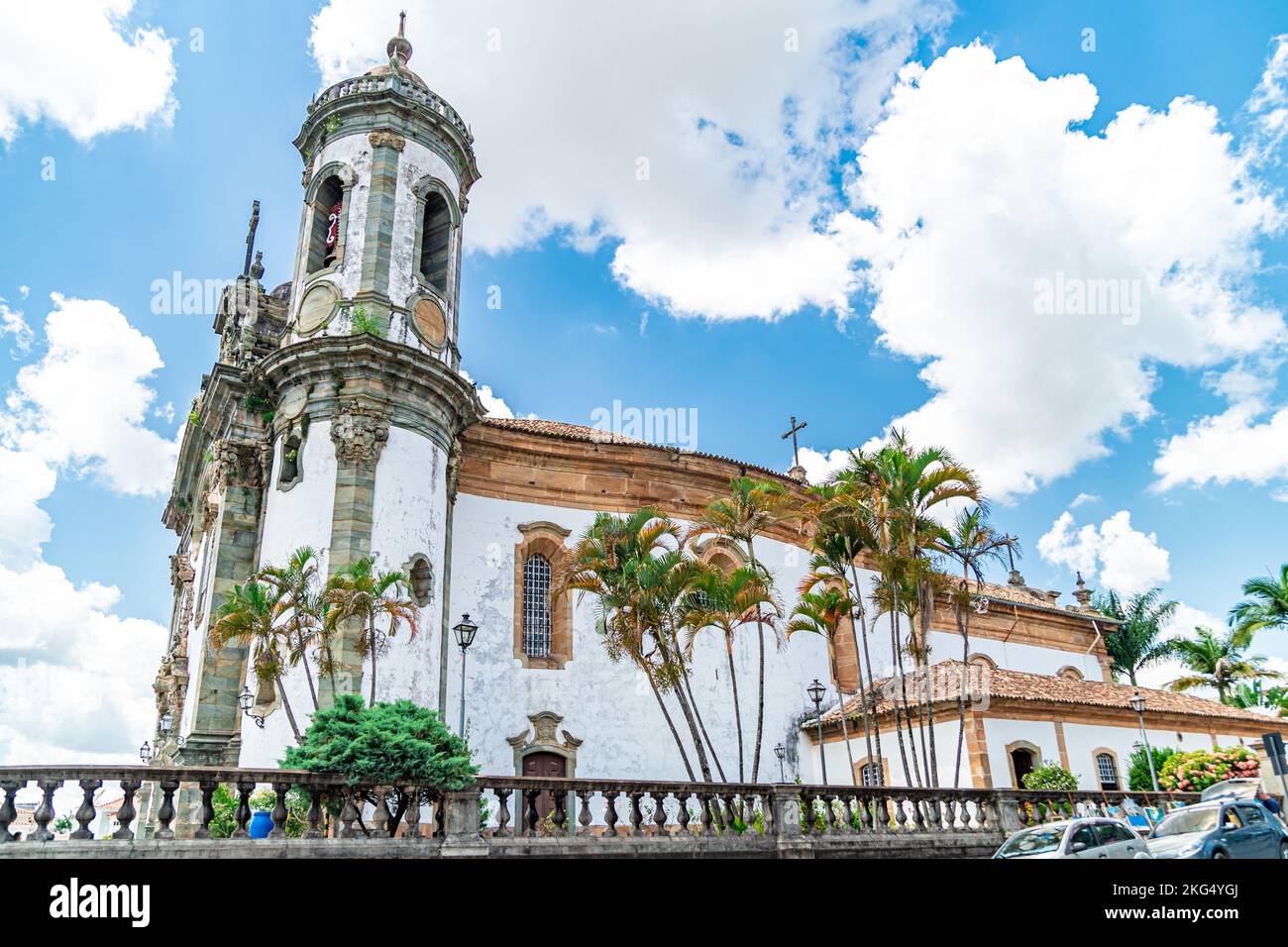 Sao Joao del Rei - 5. März 2022: Kirche von San Francisco Stockfoto