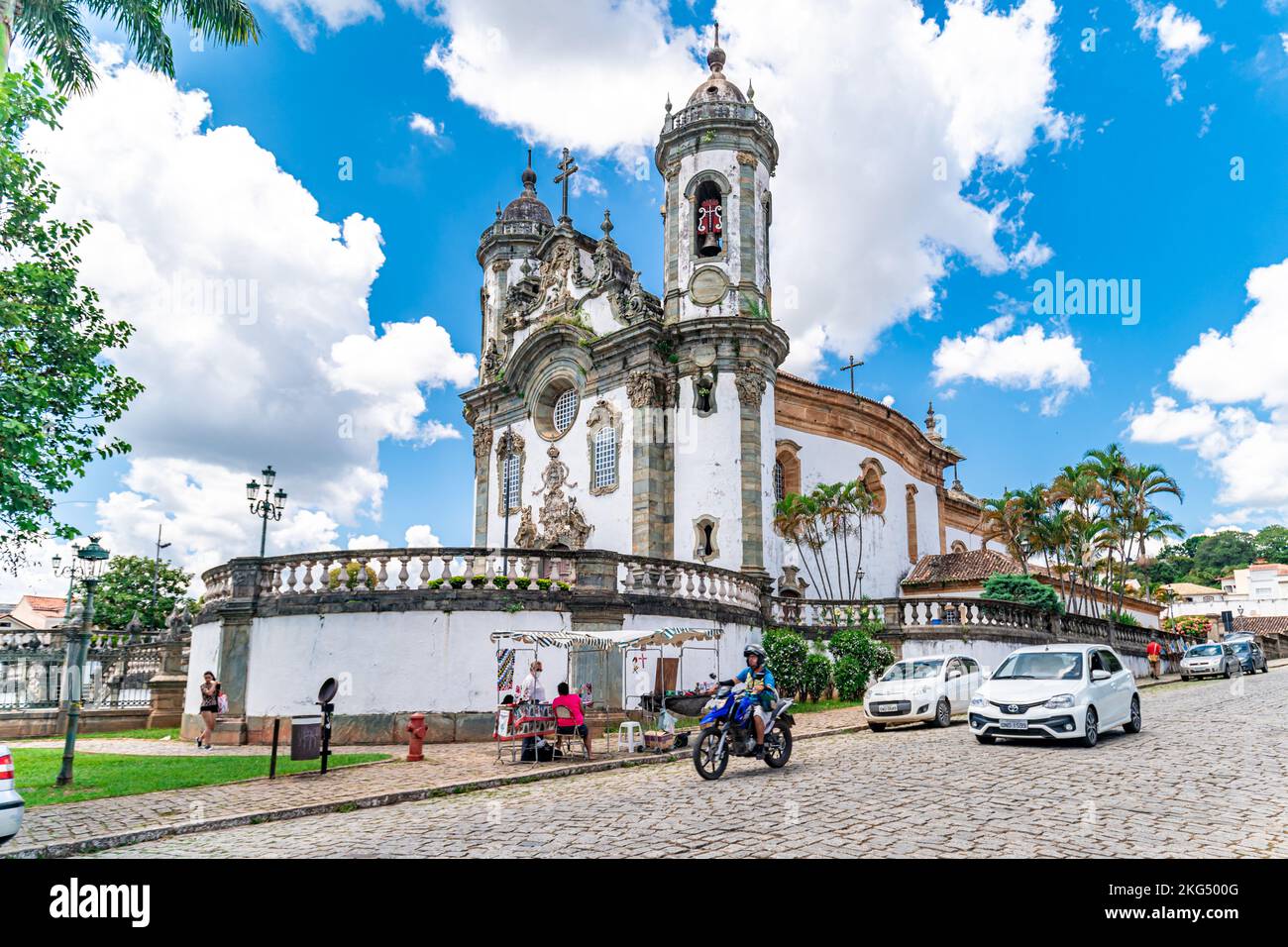 Sao Joao del Rei - 5. März 2022: Kirche von San Francisco Stockfoto