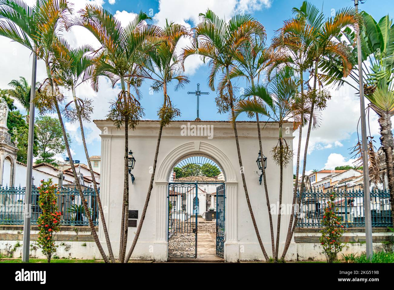Sao Joao del Rei - 5. März 2022: Straßen und Architektur der historischen Stadt Stockfoto