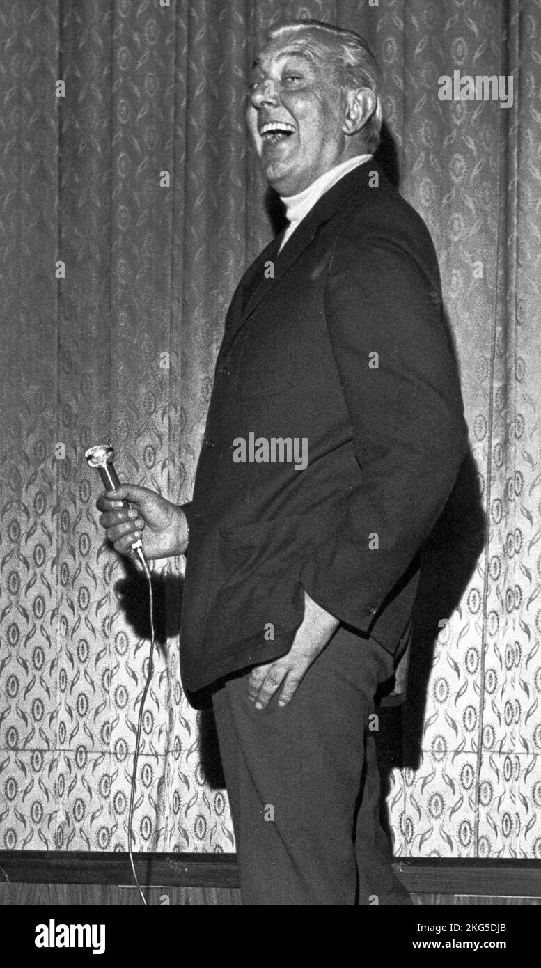 Jacques Tati (1907 – 1982) Französischer Pantomime, Filmemacher, Schauspieler und Drehbuchautor. Stockfoto