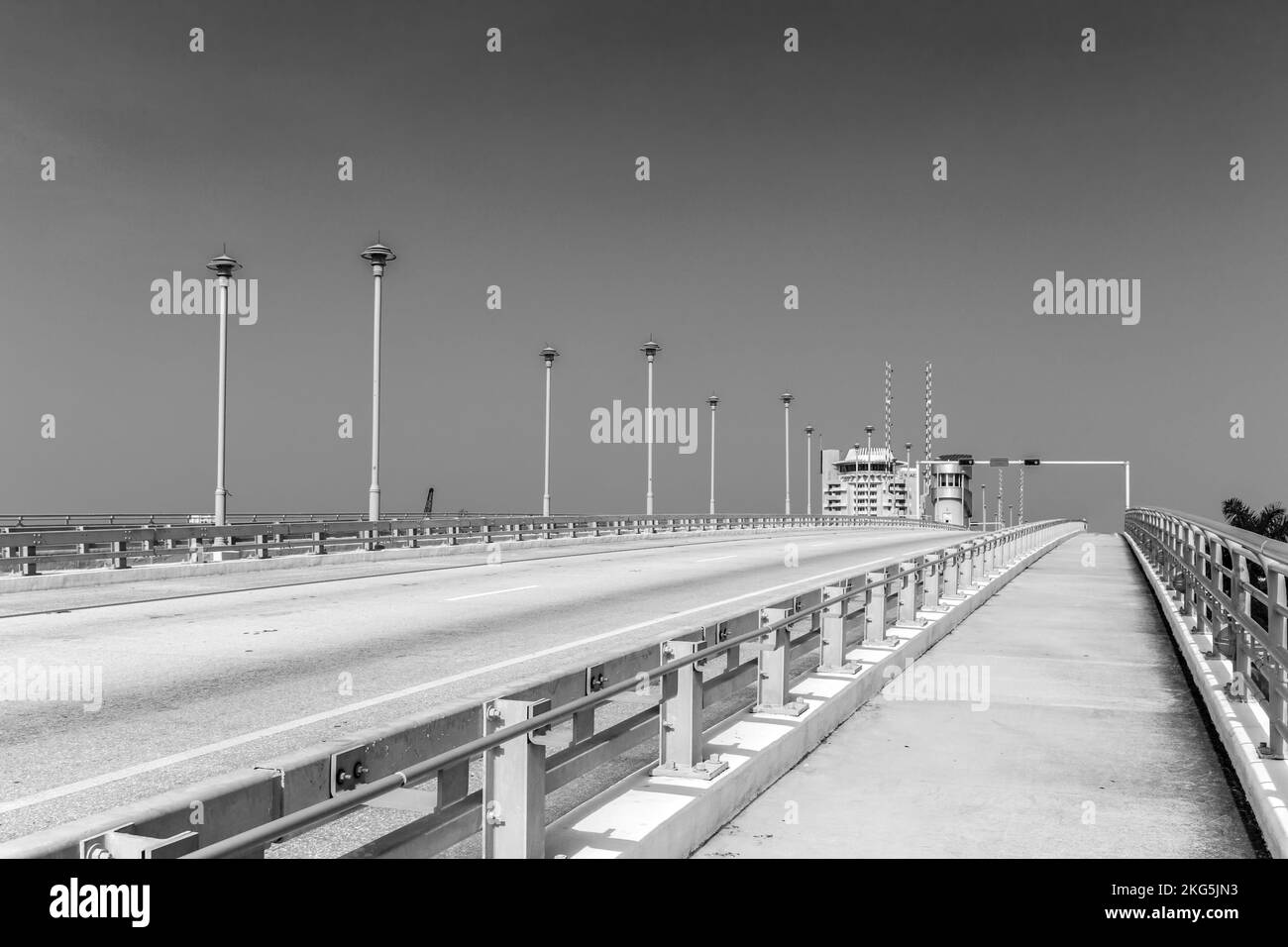 Ziehen Sie eine Brücke am Hafen in Fort Lauderdale, Florida Stockfoto