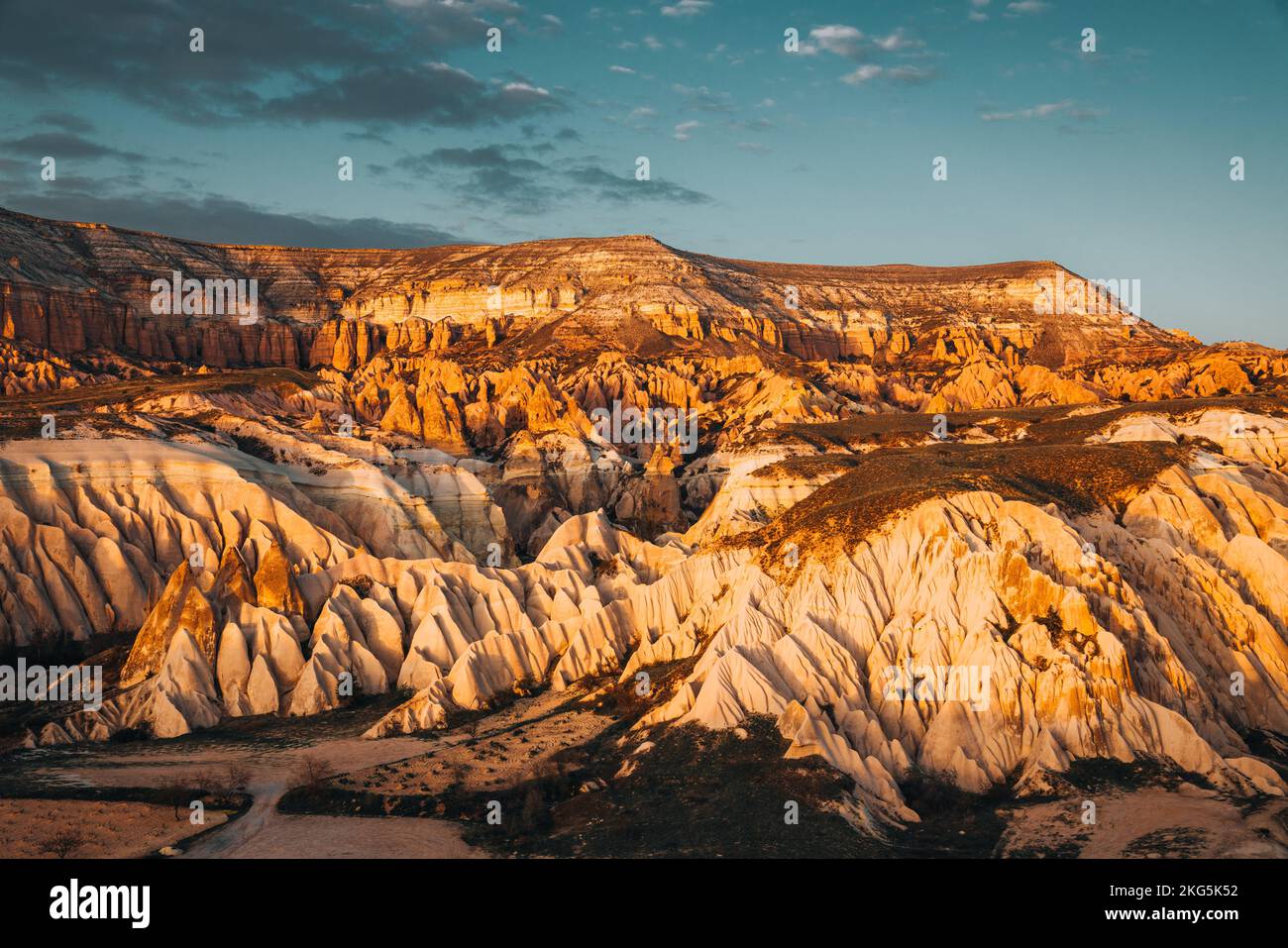 Rose Valley um Goreme. Anatolisches Plateau. Kappadokien. Truthahn. Stockfoto