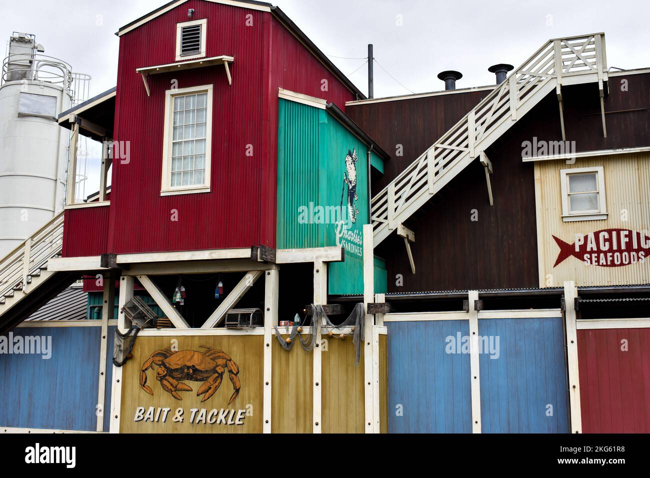 California Adventure Paradise Pier Stockfoto