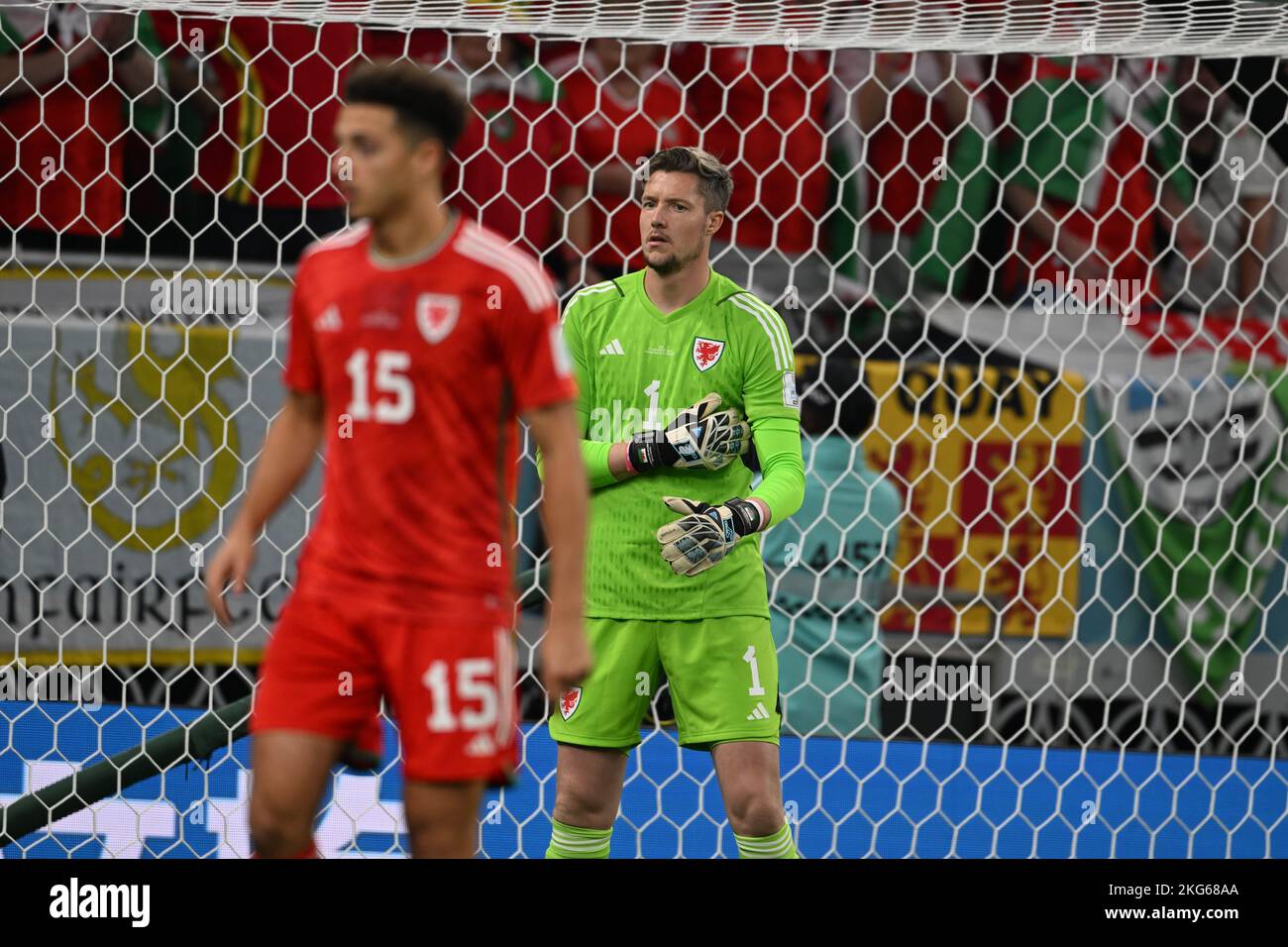 DOHA, Al Rayyan, Katar. , . Wayne HENNESSEY 1, Keeper of Wales, Quelle: SPP Sport Press Photo. /Alamy Live News Stockfoto