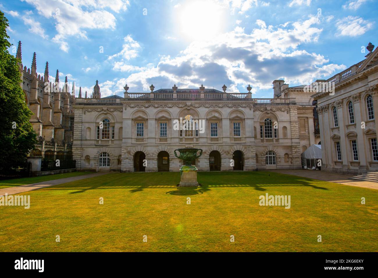 Senatshaus in den Old Schools der Cambridge University in Central Cambridge, England, Großbritannien. Stockfoto