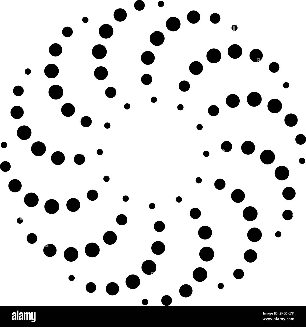 Punkt radiale Kreislinien. Geometrische Linien mit kreisförmiger Strahlgeschwindigkeit. Symbol für Sonnensterne. Abstraktes, halftonfarbenes Design-Element im Streifenmuster. Bewegungslinien Stock Vektor