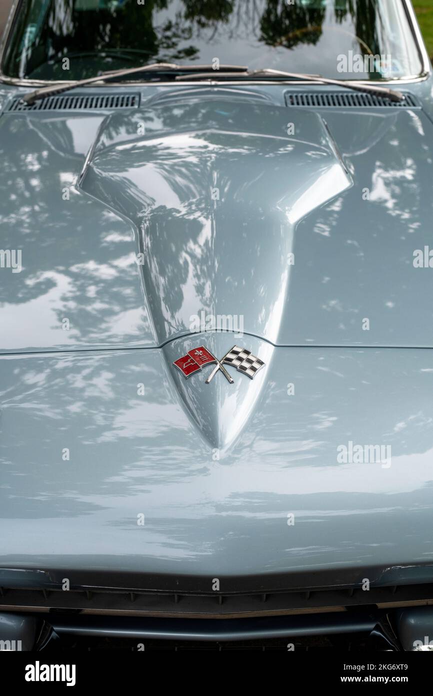 1966 Chevrolet Corvette stingray. Klassischer amerikanischer Sportwagen Stockfoto