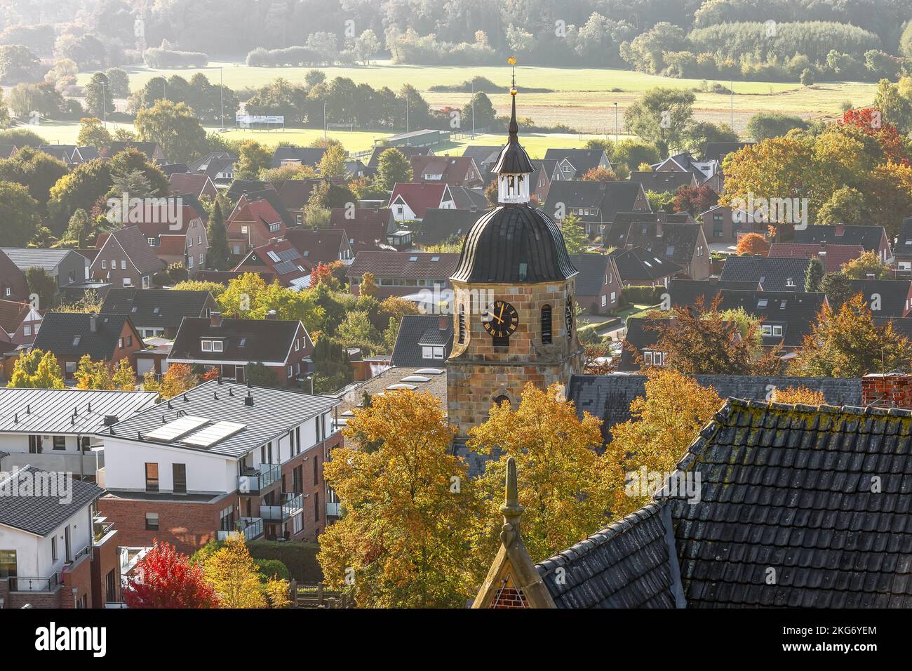 Schöne Stadt Bad Bentheim, Niedersachsen, Deutschland Stockfoto