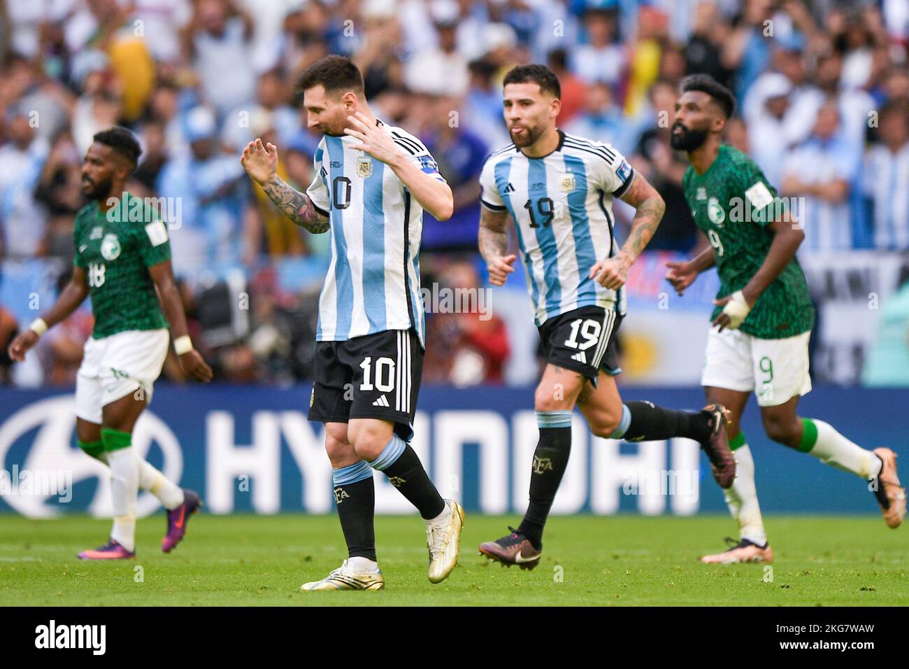 Tabelle: Argentinien Nationalmannschaft Gegen Saudi-arabien Nationalmannschaft Fußball argentinien saudi arabien -Fotos und -Bildmaterial in hoher