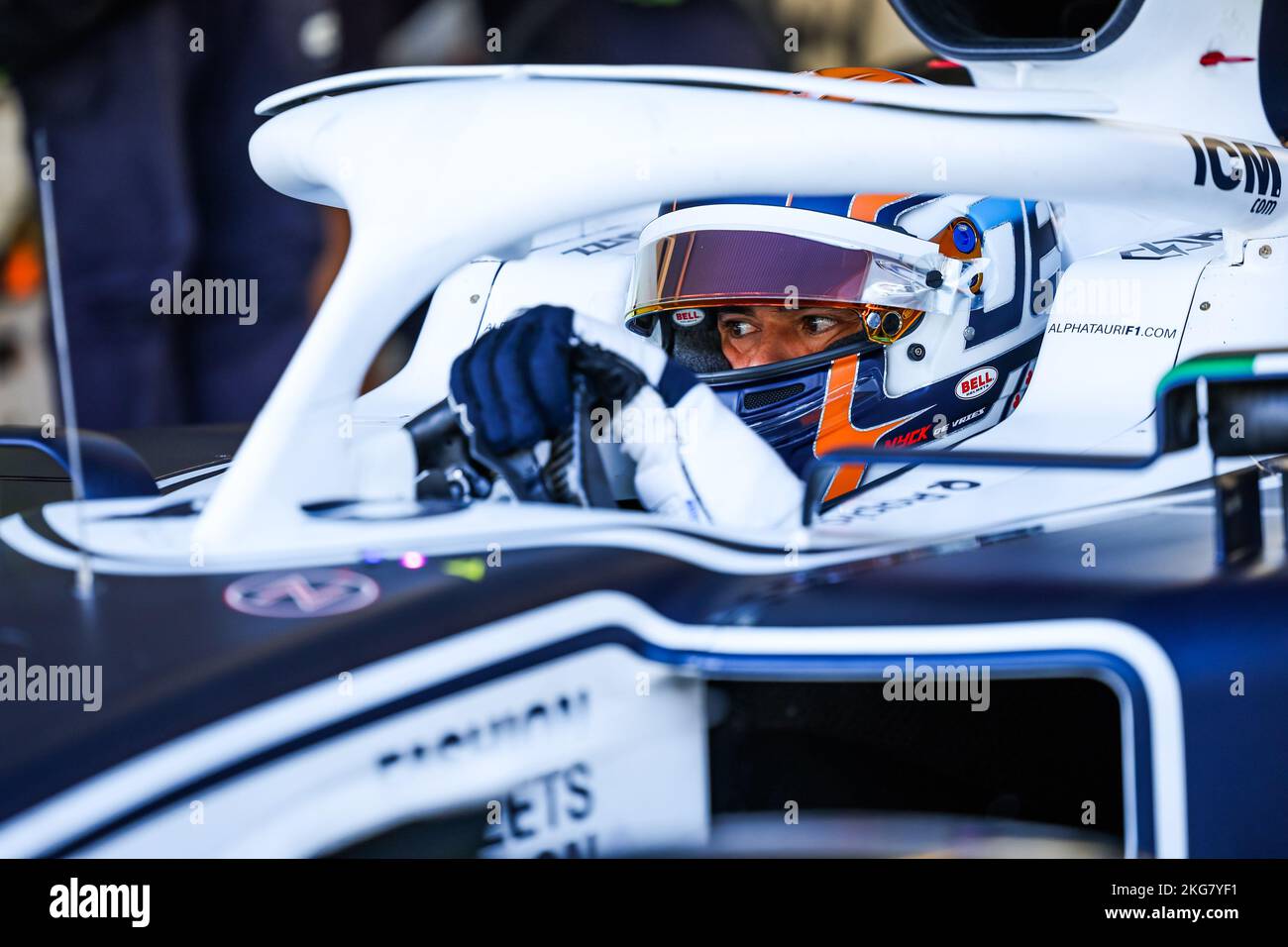 41 DE VRIES Nyck (NED), Scuderia AlphaTauri AT03, Aktion während der 2022 Nachsaison-Tests vom 22. Bis 23. November 2022 auf dem Yas Marina Circuit, auf der Insel Yas, Abu Dhabi - Foto Florent Gooden / DPPI Stockfoto