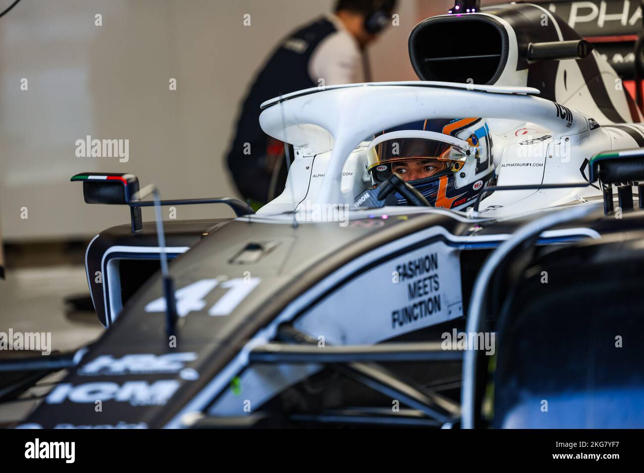 41 DE VRIES Nyck (NED), Scuderia AlphaTauri AT03, Aktion während der 2022 Nachsaison-Tests vom 22. Bis 23. November 2022 auf dem Yas Marina Circuit, auf der Insel Yas, Abu Dhabi - Foto Florent Gooden / DPPI Stockfoto