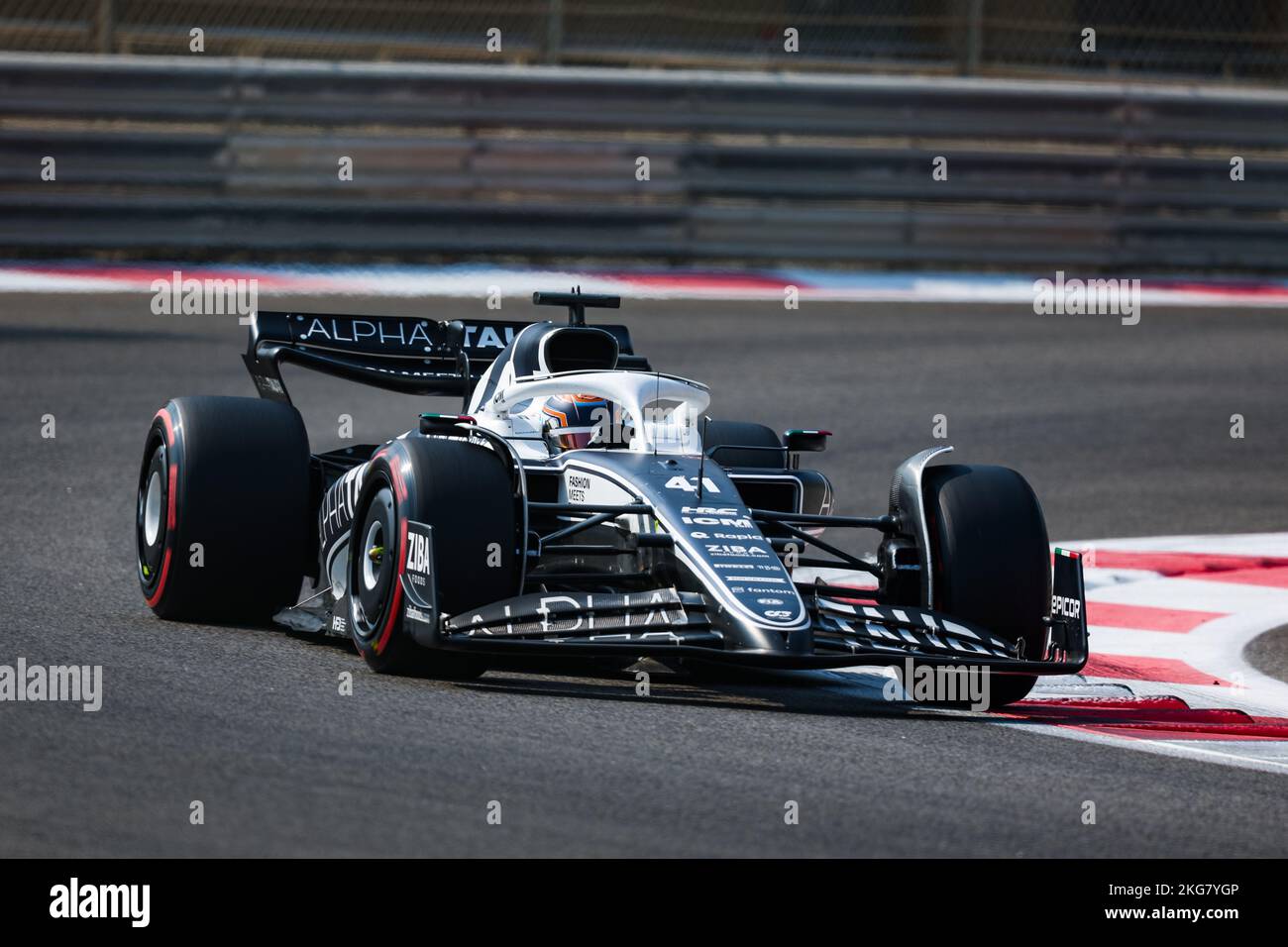 41 DE VRIES Nyck (NED), Scuderia AlphaTauri AT03, Aktion während der 2022 Nachsaison-Tests vom 22. Bis 23. November 2022 auf dem Yas Marina Circuit, auf der Insel Yas, Abu Dhabi - Foto Florent Gooden / DPPI Stockfoto