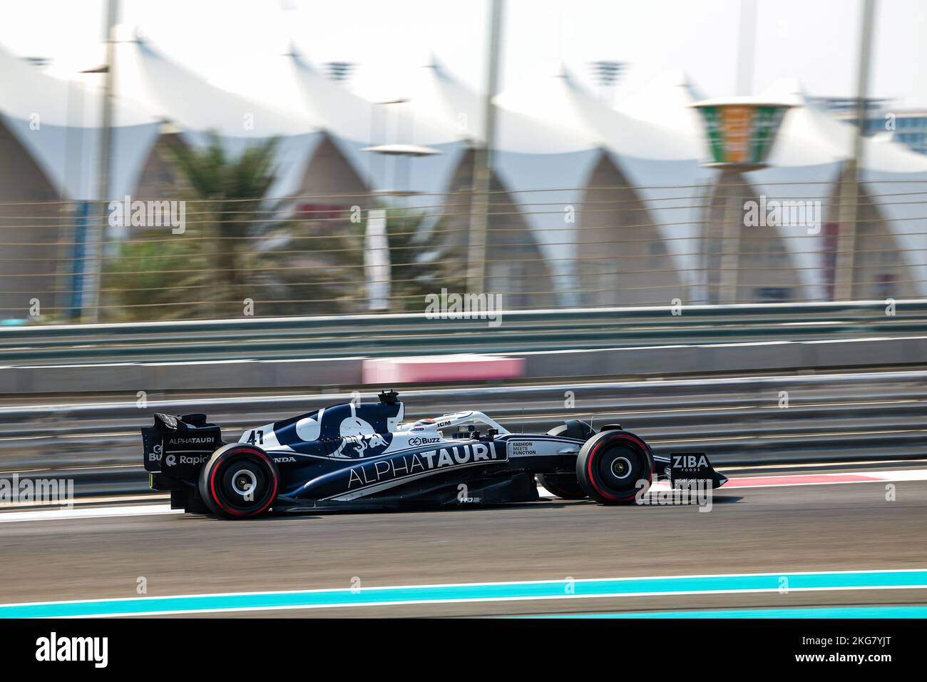 41 DE VRIES Nyck (NED), Scuderia AlphaTauri AT03, Aktion während der 2022 Nachsaison-Tests vom 22. Bis 23. November 2022 auf dem Yas Marina Circuit, auf der Insel Yas, Abu Dhabi - Foto Florent Gooden / DPPI Stockfoto