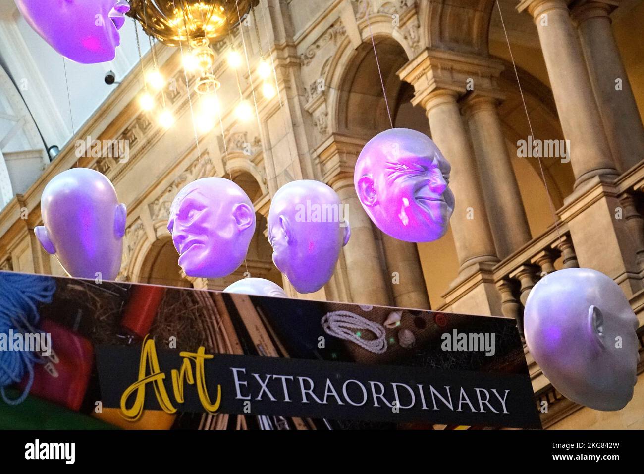 Head, Kelvingrove Art Gallery and Museum, Glasgow, Schottland Stockfoto