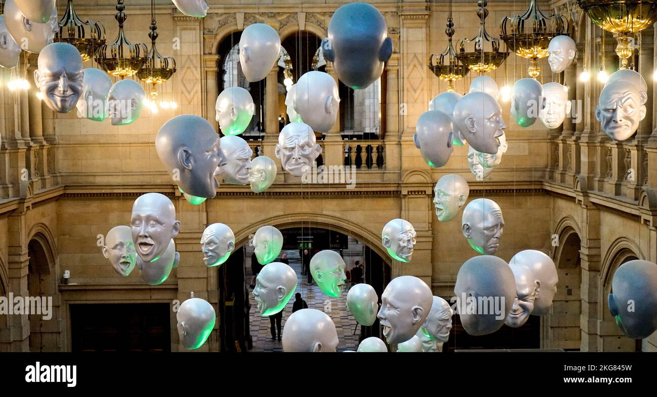 Head, Kelvingrove Art Gallery and Museum, Glasgow, Schottland Stockfoto