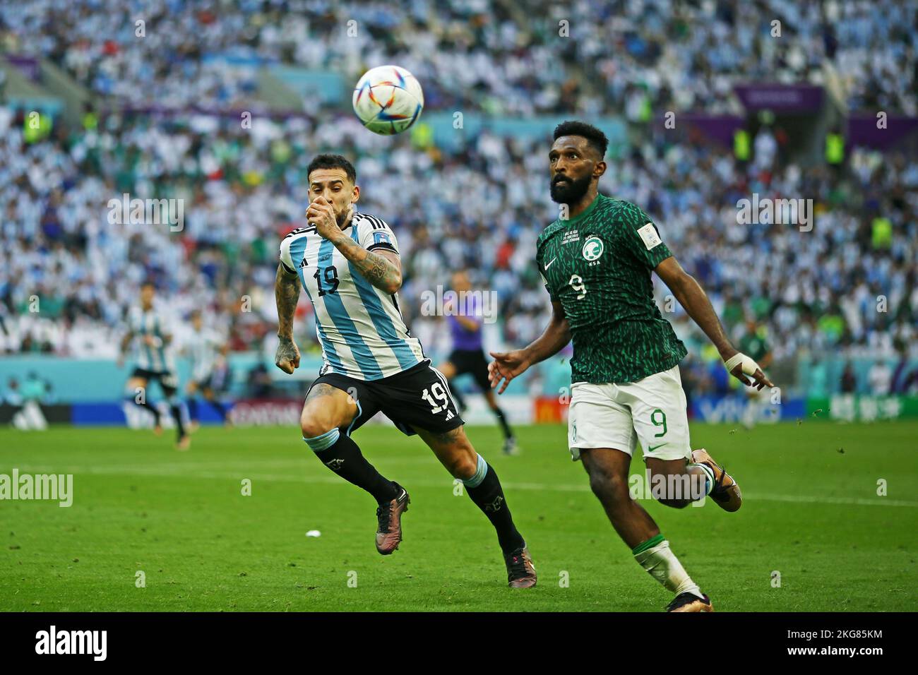 Argentinien Gegen Saudi Arabien Live Stream Lusail Iconic Stadium, Lusail, Katar. 22.. November 2022. FIFA Fußball