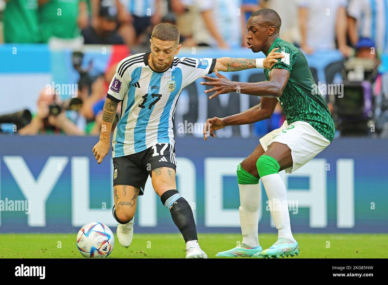 Argentinien Gegen Saudi Arabien Live Stream Lusail Iconic Stadium, Lusail, Katar. 22.. November 2022. FIFA Fußball