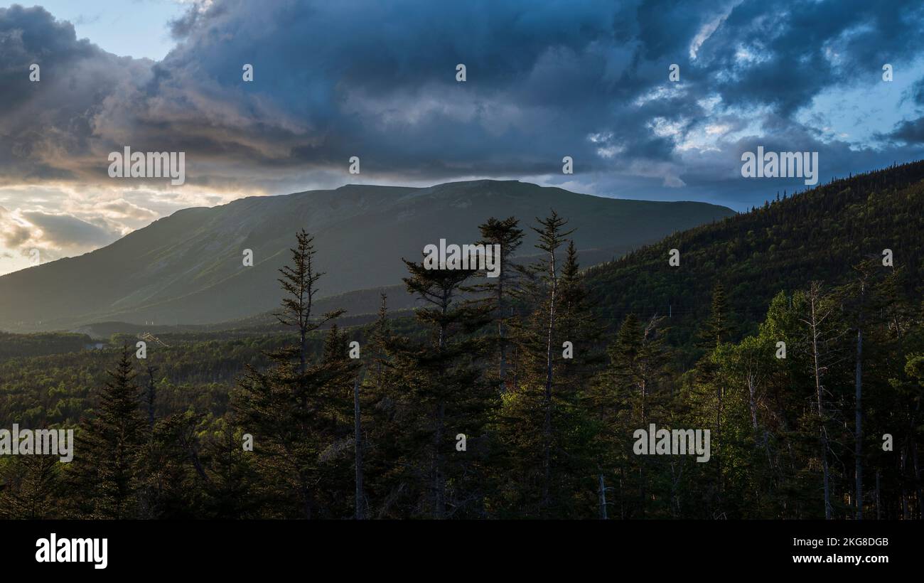 Kanadas, Labrador, Neufundland, Berglandschaft im Gros Morne National Park Stockfoto