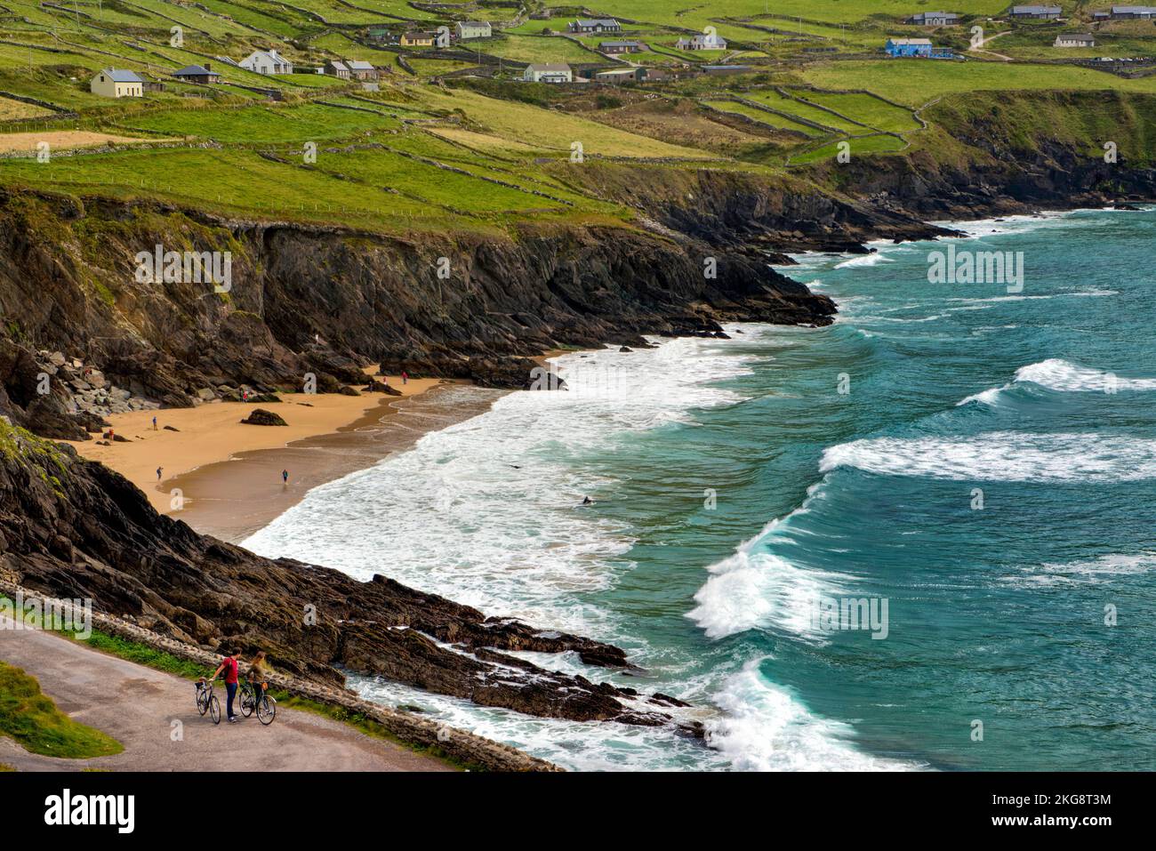 Coumeenoole Beach in Dunmore Head, Dingle, County Kerry, Irland Stockfoto