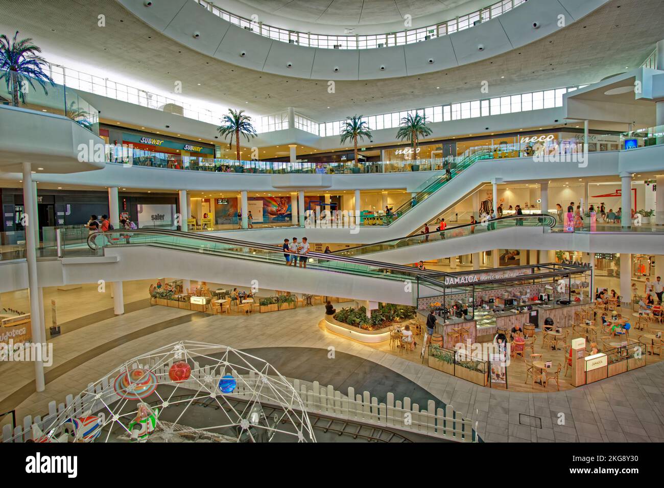 Einkaufszentrum Comercial Saler in Valencia, Provinz Valencia, Spanien. Stockfoto