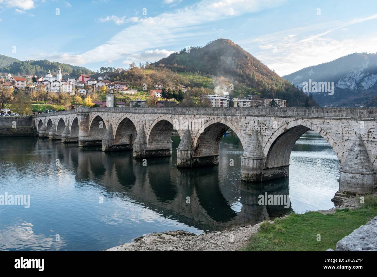 Mehmed Pasa Sokolovic Brücke, Visegrad Stockfoto