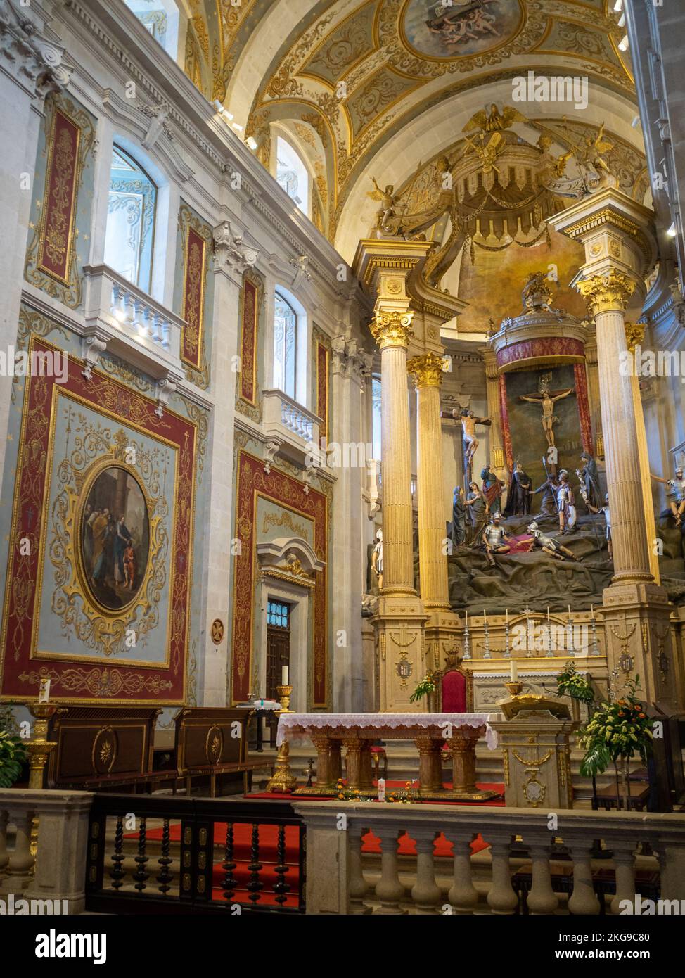 BOM Jesus do Monte Sanctuary Hochaltar Stockfoto