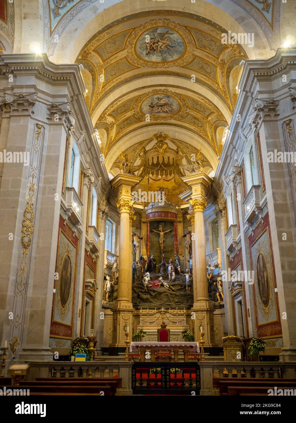 BOM Jesus do Monte Sanctuary Hochaltar Stockfoto