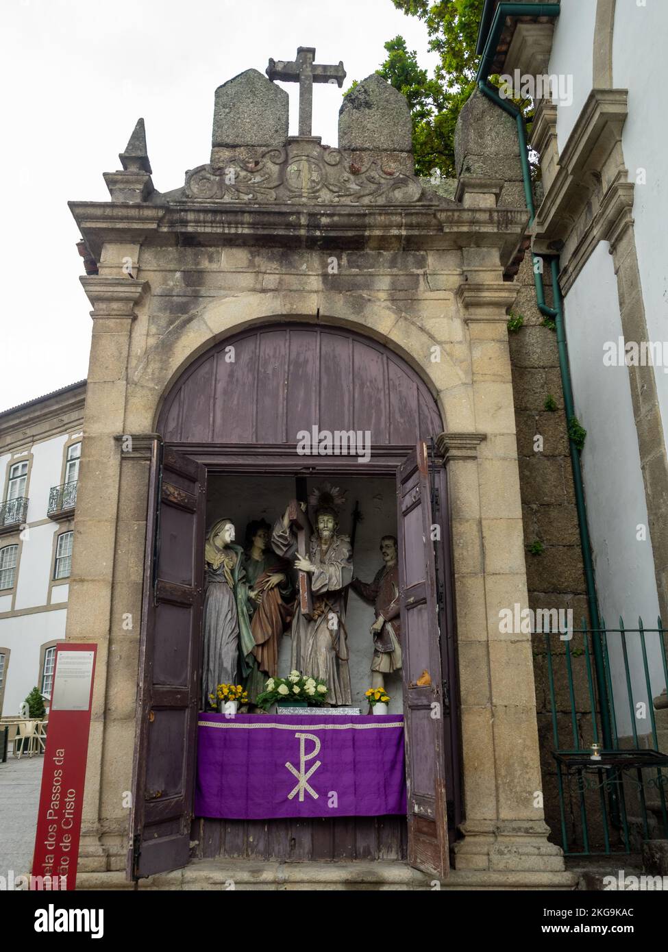 Capela dos Passos da Paixão de Cristo, Guimarães Stockfoto