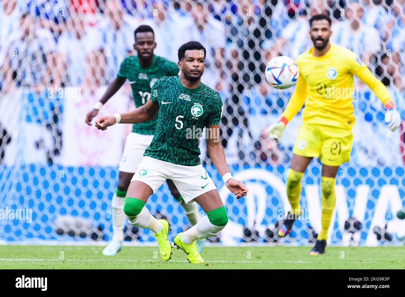 Lusail, Katar. 22.. November 2022. Estádio Lusail XXXXXXXXXXXXX durante partida entre Argentina e Arabia Saudita, válida pela fase de grupos da Copa do Mundo, realizada no Estádio Lusail em Lusail, Catar. (Marcio Machado/SPP) Quelle: SPP Sport Press Foto. /Alamy Live News Stockfoto