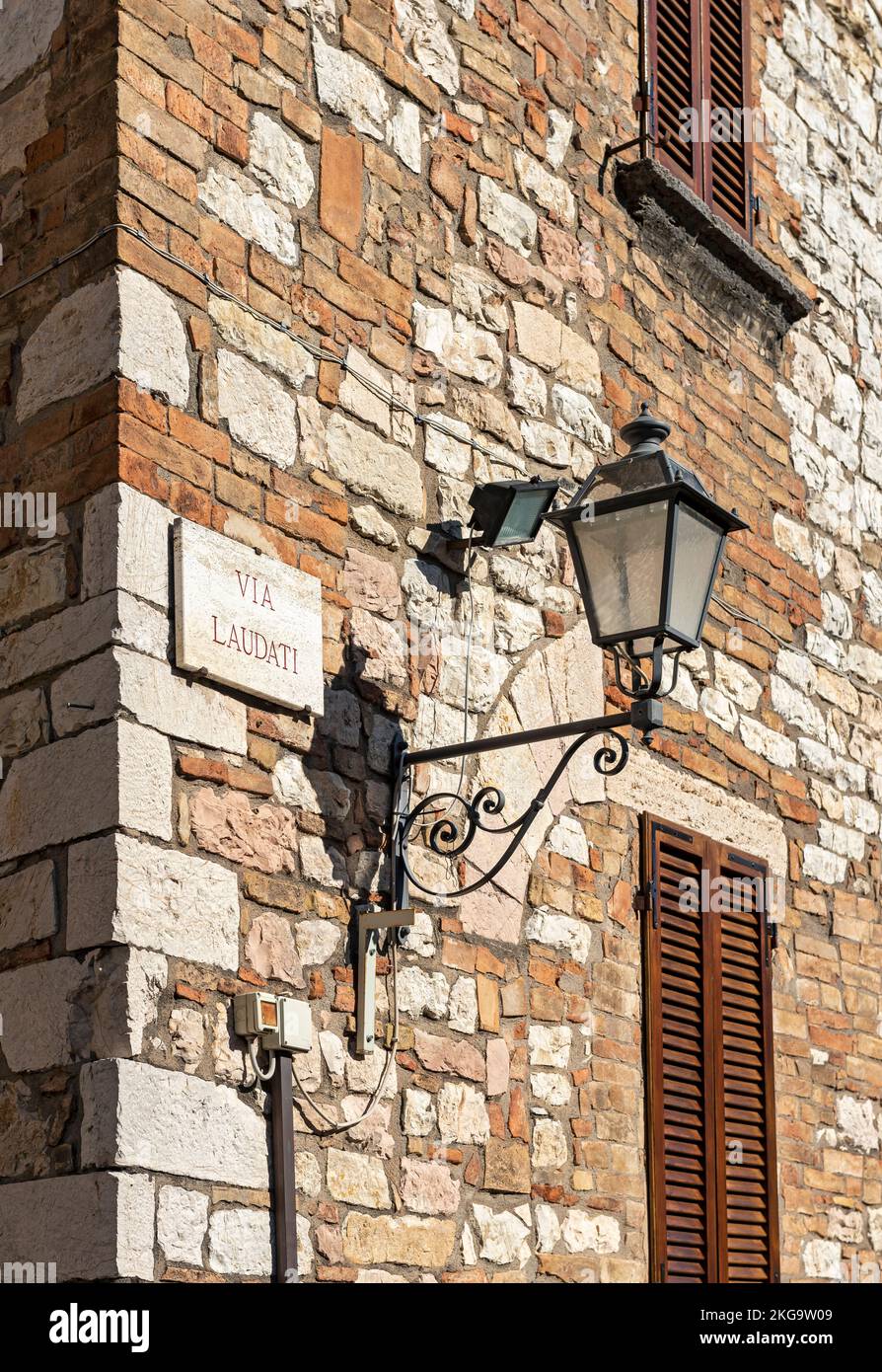 Corciano, Umbrien, Italien Stockfoto