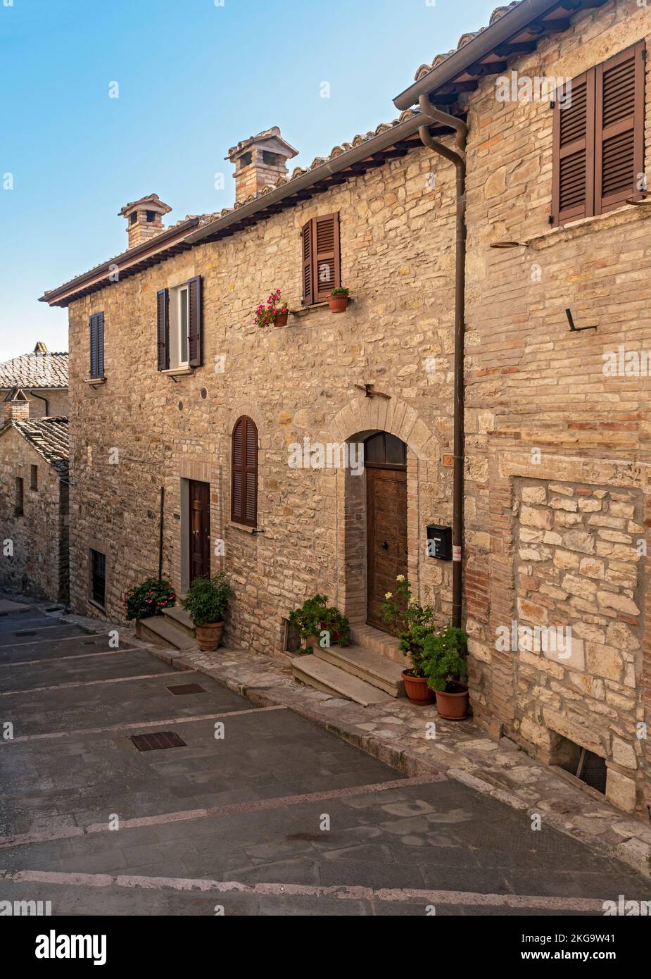 Corciano, Umbrien, Italien Stockfoto