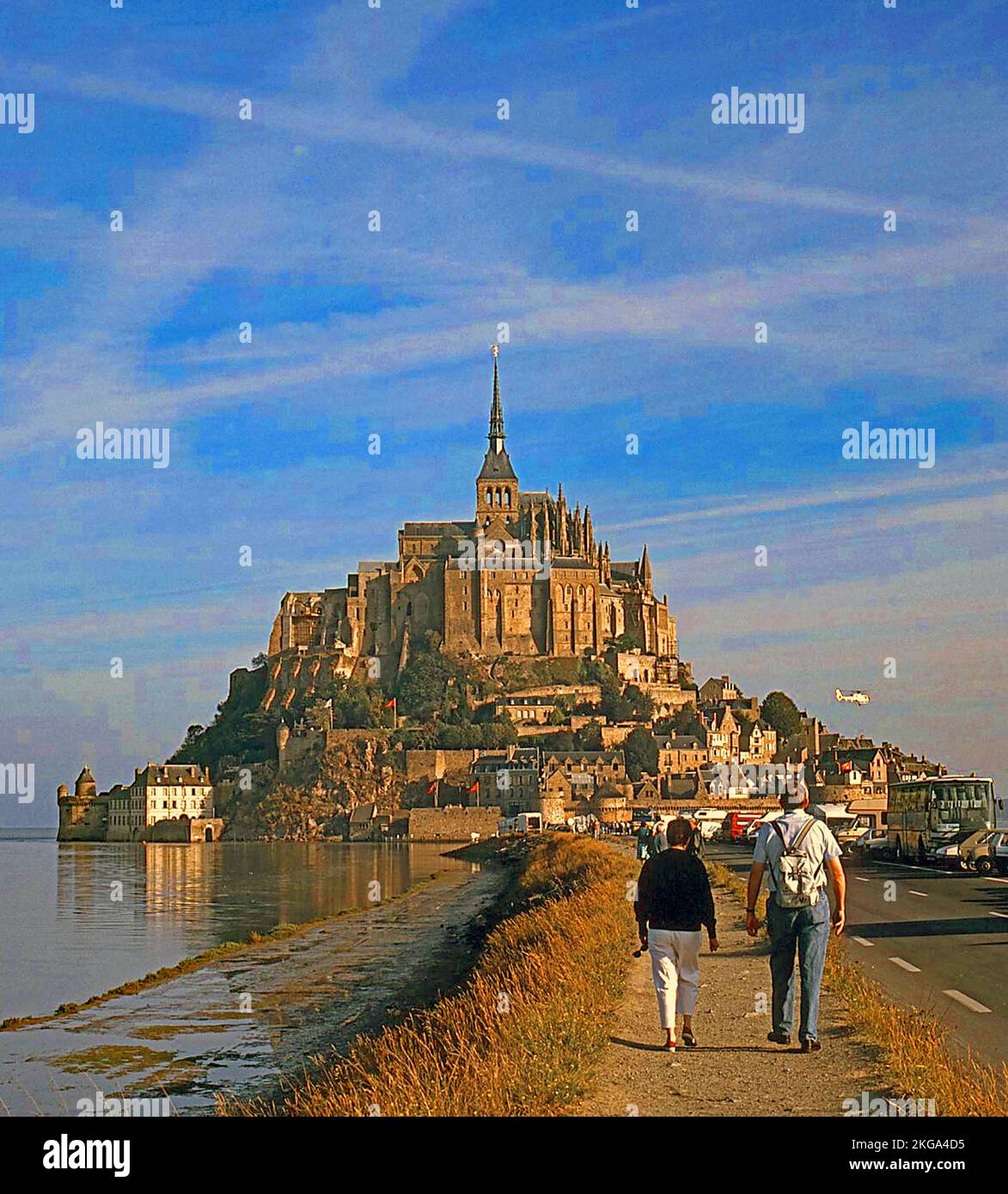 Mont Saint-Michel, Normandie, Frankreich Stockfoto