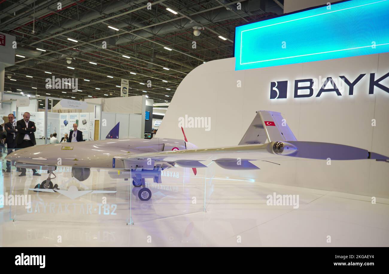 Bayraktar TB-2 SAHA EXPO, Mini Smart Munitions MAM-L, MAM-C, Cirit, L-UMTAS, Smart Munition Bozok, Stockfoto