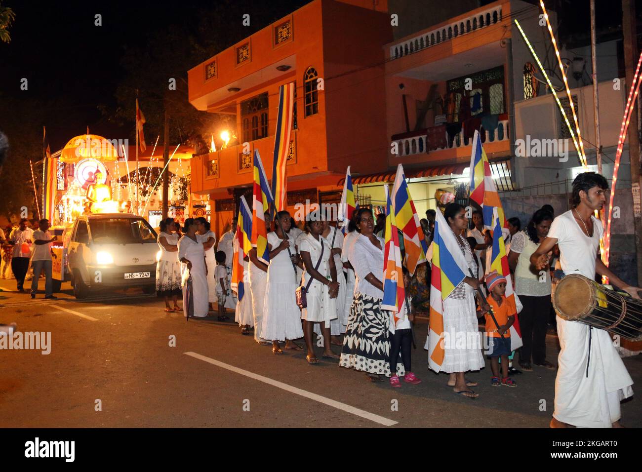 Sri-Lankische Bevölkerung, Besuchen Sie Sri Lanka. Stockfoto
