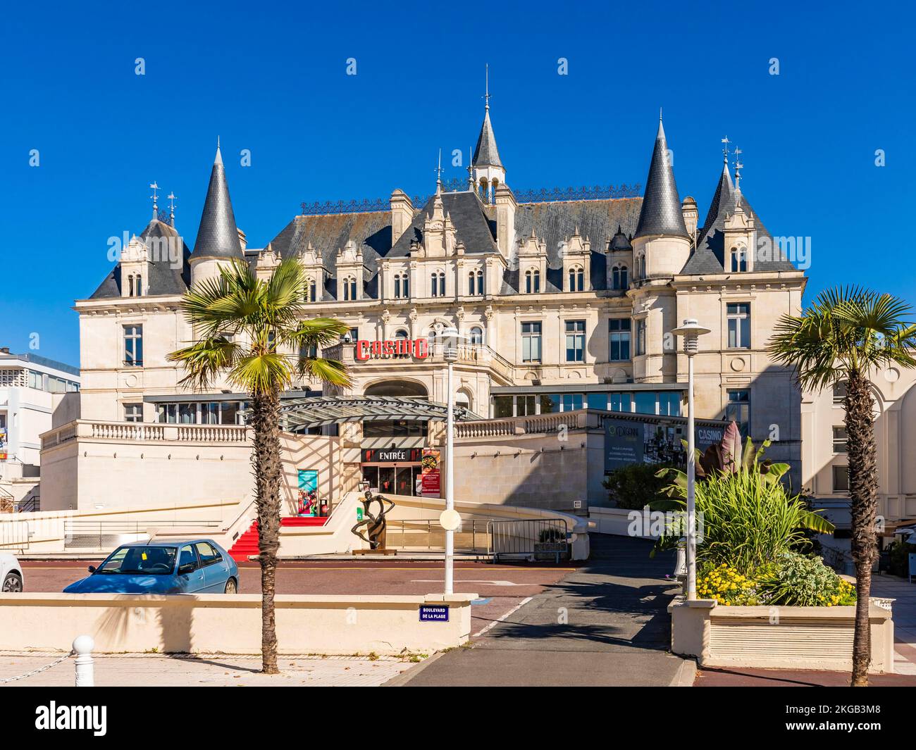Kasino im Château Deganne in Arcachon, Aquitaine, New Aquitaine, Frankreich, Europa Stockfoto