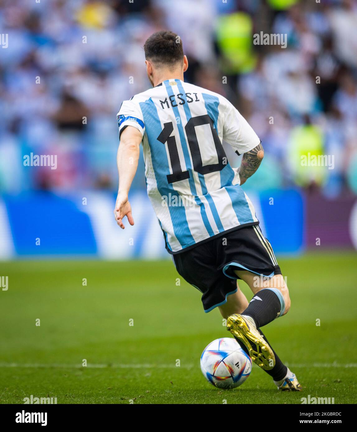 Doha, Katar. 22.. November 2022. Lionel Messi (Arg) Argentinien - Saudi-Arabische Weltmeisterschaft 2022 in Katar 22.11.2022 Kredit: Moritz Müller Copyright (nur für Stockfoto