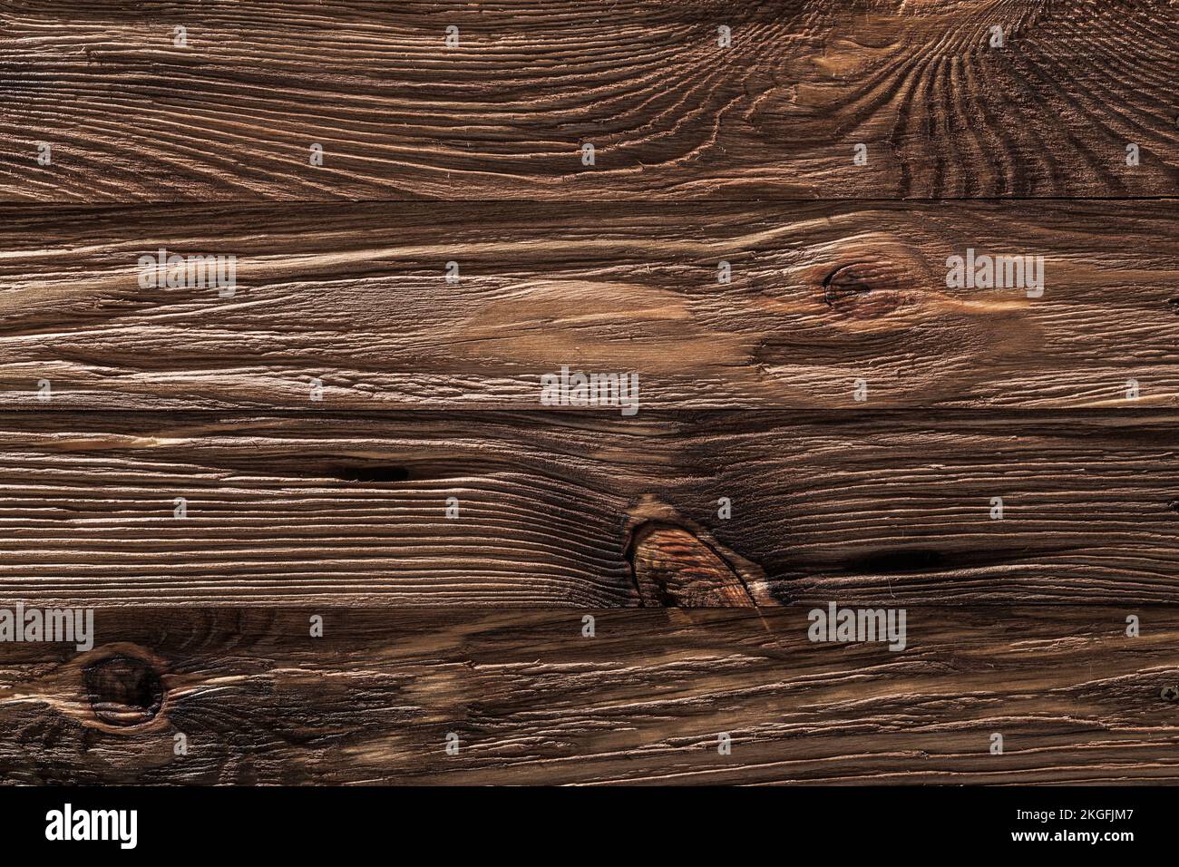 Klassische Holztextur horizontale Holzplanken Stockfoto