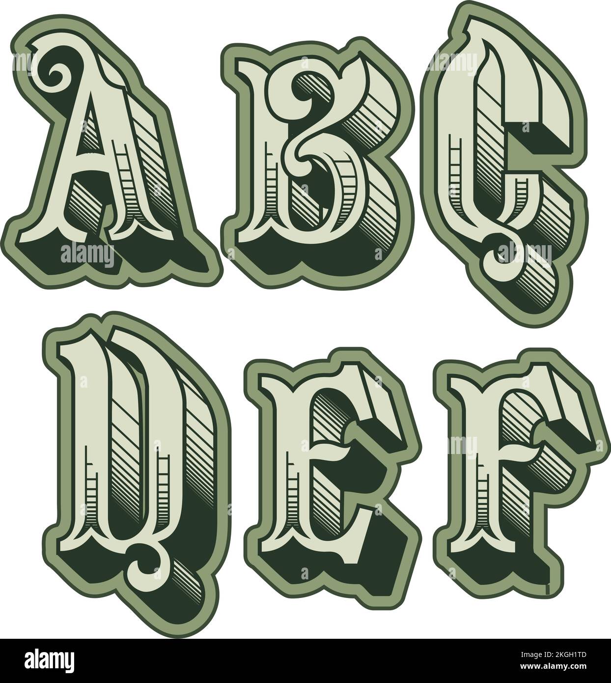 Was Heißt Schrift Auf Englisch Alphabet letters Stock-Vektorgrafiken kaufen - Alamy