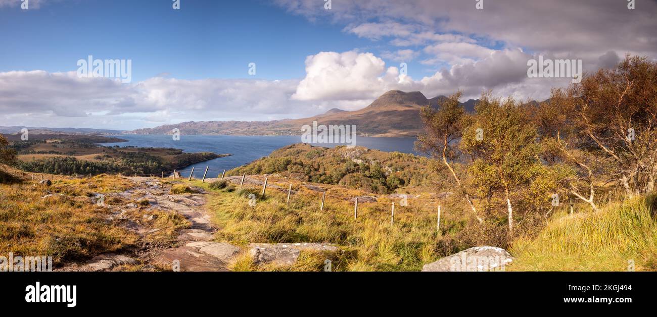 Little Loch Torridon im Hochland Nordwestschottlands Stockfoto