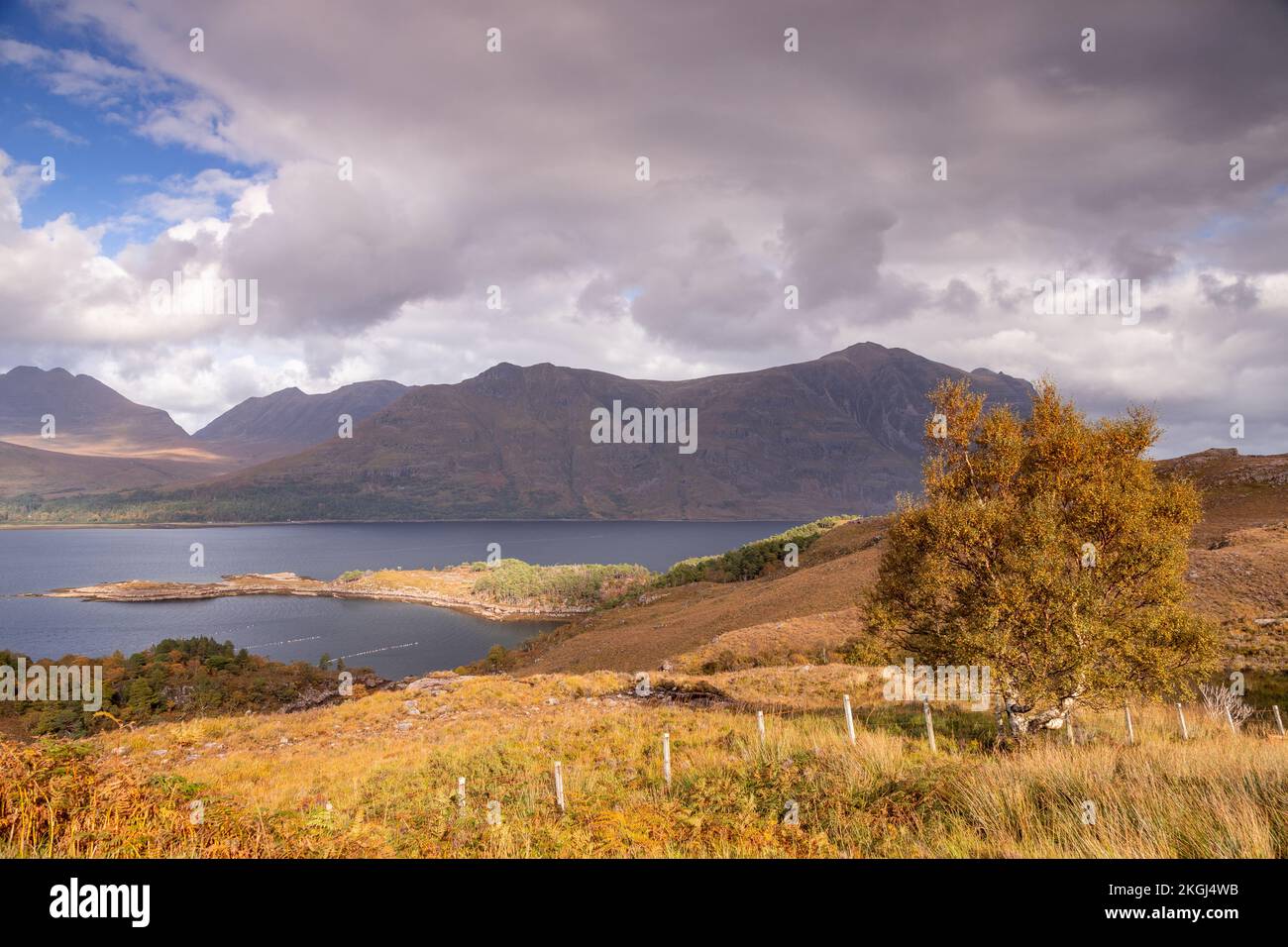 Little Loch Torridon im Hochland Nordwestschottlands Stockfoto