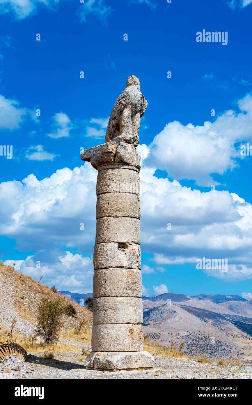 Asien, Türkei, Provinz Adiyaman, Katha, Karakus Tumulus Stockfoto