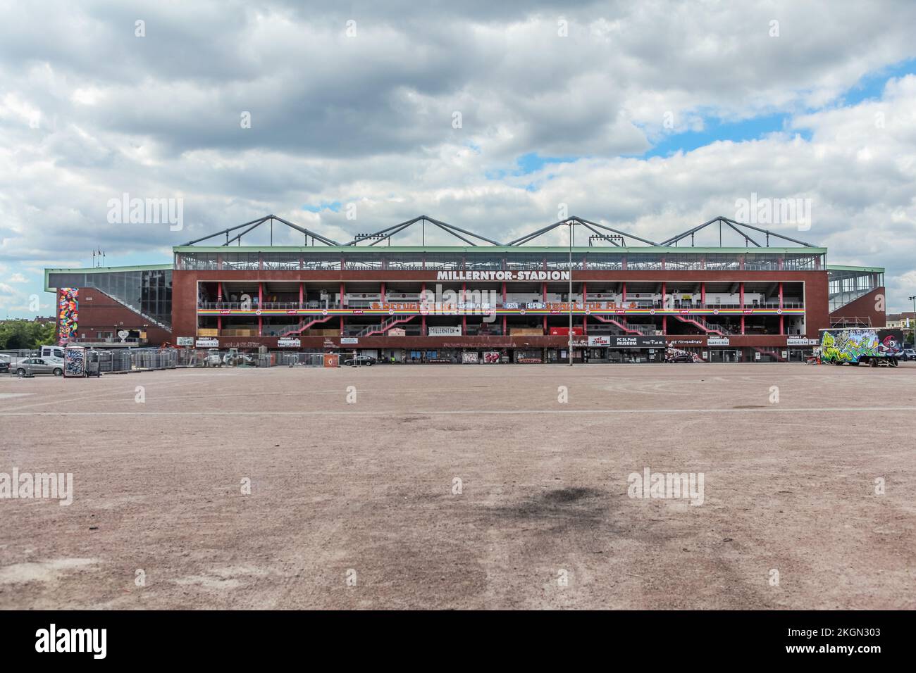 Hamburg, Deutschland, 16.06.2022: Millentor-Stadion Stockfoto