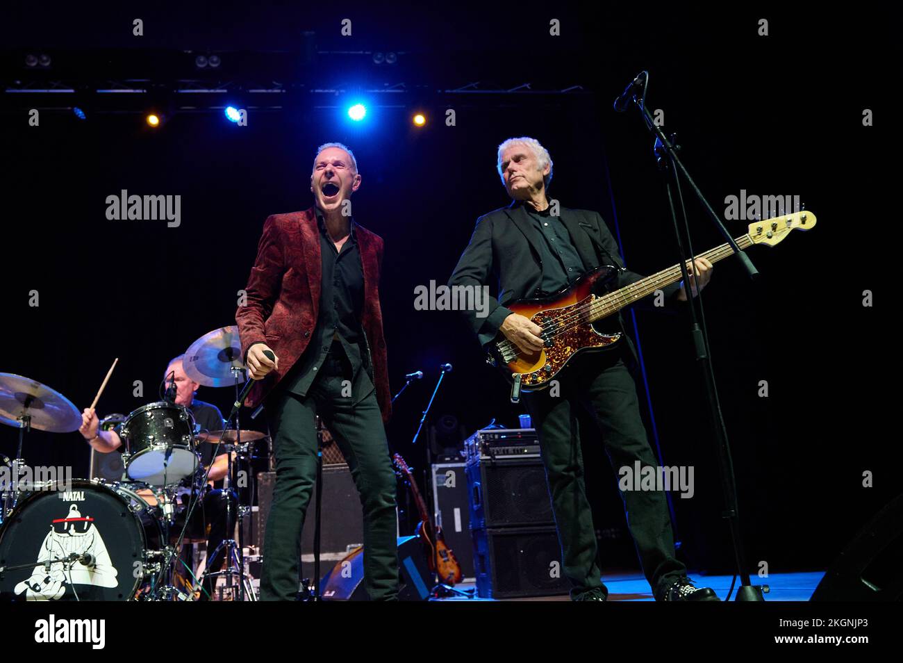 Portsmouth, Hampshire, Großbritannien - November 20 2022 - The Blockheads Tour mit Unterstützung von Dr. Feelgood in Portsmouth Guildhall (VZA 0432) (Bild: Vernon N Stockfoto