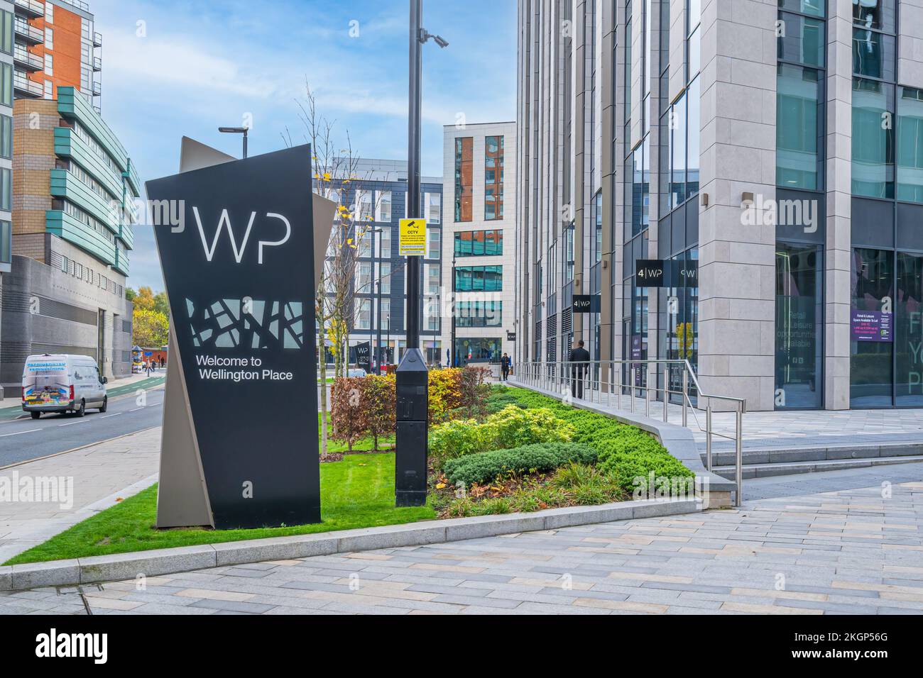 Wellington Place in Leeds Stockfoto